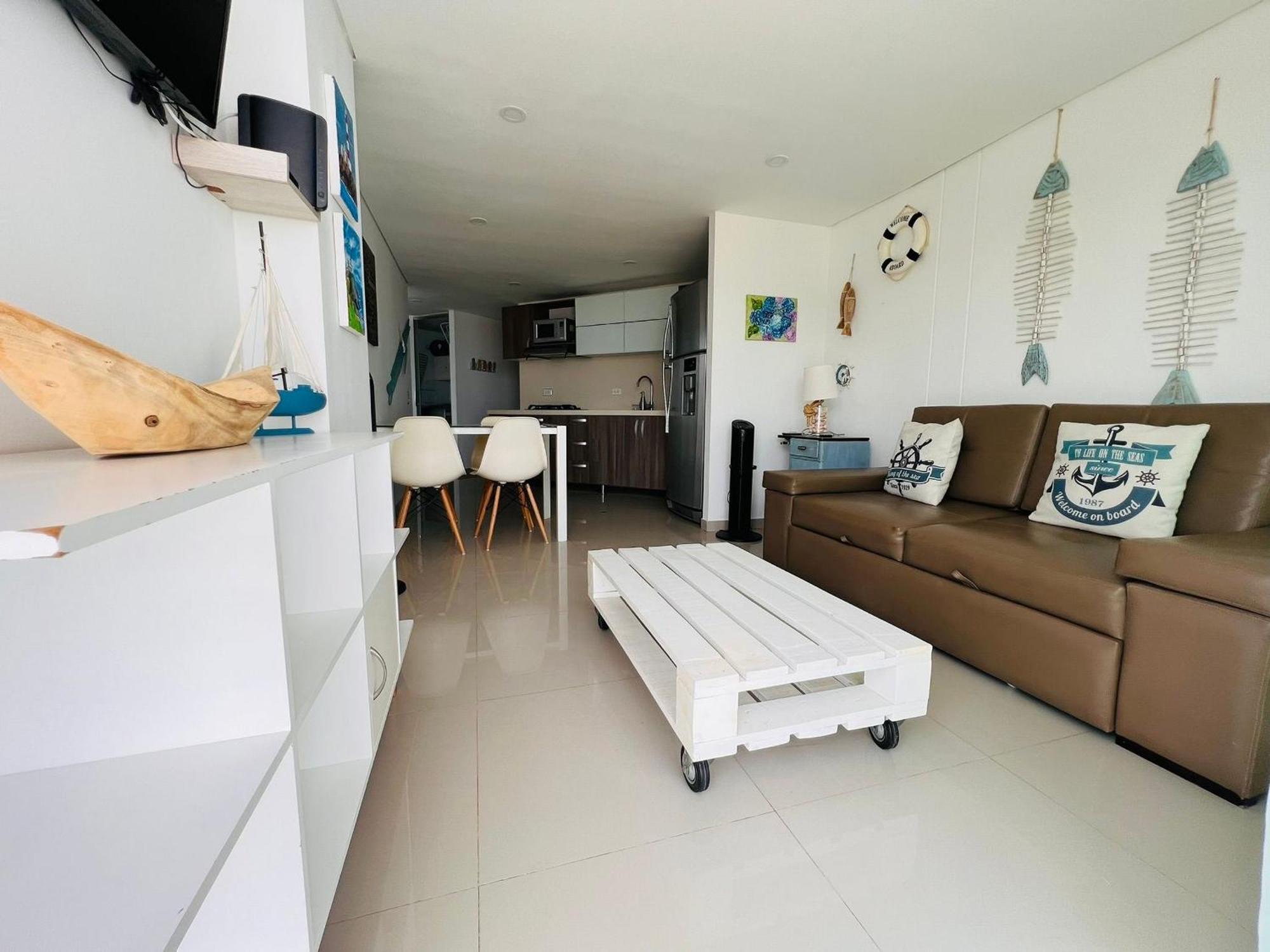 Edificio Areia En Pozos Colorados, Apto 2 Habitaciones 2 Banos Santa Marta  Eksteriør bilde