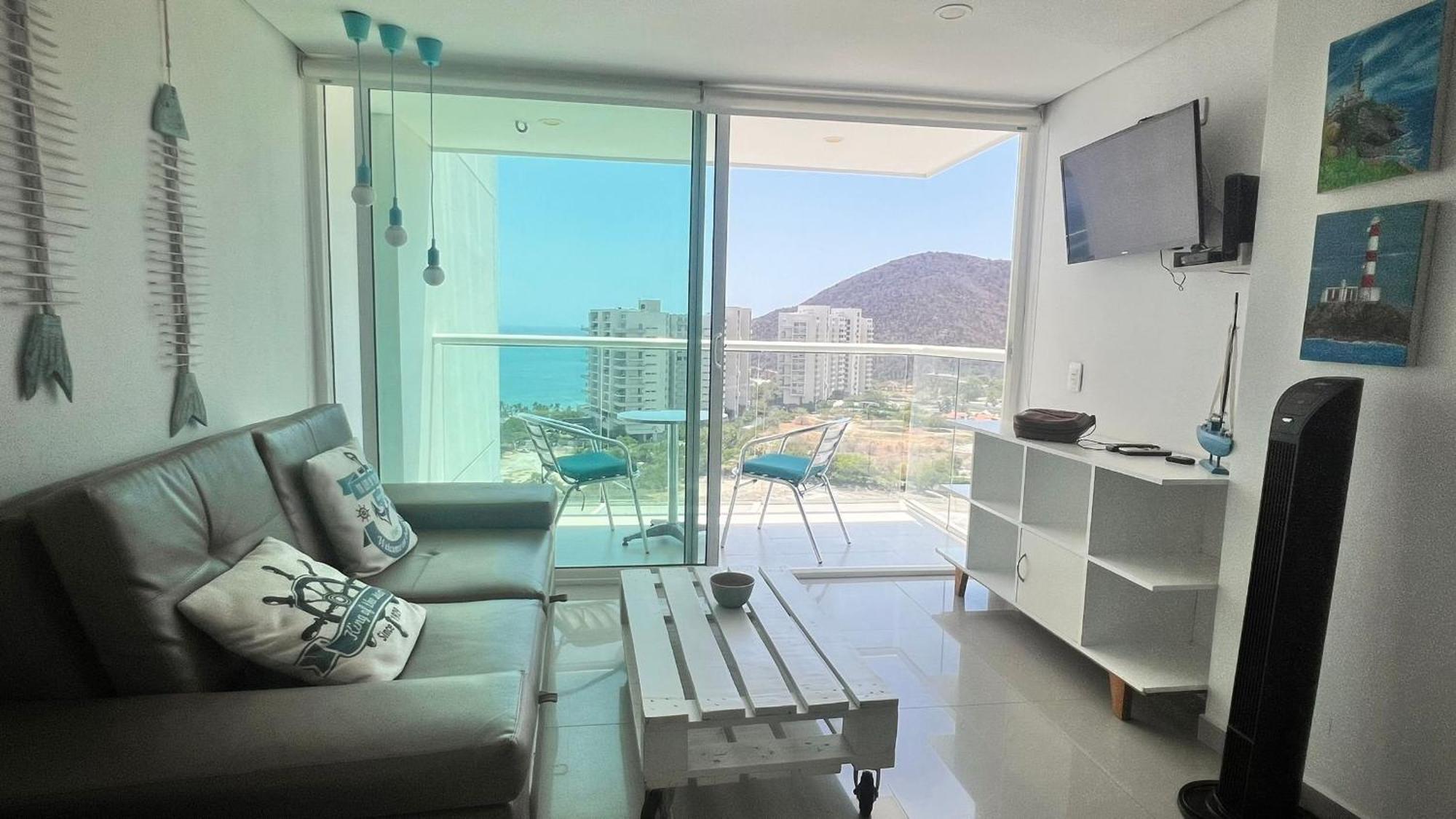 Edificio Areia En Pozos Colorados, Apto 2 Habitaciones 2 Banos Santa Marta  Eksteriør bilde
